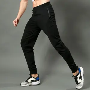 Yeni spor giyim konik elastik kemer jimnastik eşofmanı pantolon toptan Sweatpants erkekler Joggers erkekler spor sıkı