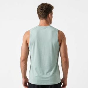 Chaleco Deportivo Casual Personalizado para Hombre, Cuello Redondo, Poliéster, Impresión Digital, Nueva Llegada de Verano, Entrenamiento al Aire Libre, Transpirable, Secado Rápido - Product Image 3