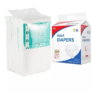 Pañales desechables para adultos, venta directa, súper absorbente, Ultra grueso