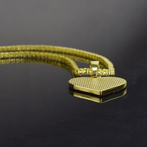 Van Gogh <span class=keywords><strong>Pendentif</strong></span> en forme de cœur Femme Vintage Art Tournesol Iris <span class=keywords><strong>Strass</strong></span> Diamant Bijoux Tennis Ball Chaîne Collier - Product Image 6