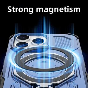 Bán Buôn Bảo Vệ Chống Sốc Armor Trường Hợp Đối Với <span class=keywords><strong>iPhone</strong></span> 17 16 15 Pro Max 360 Xoay Đá Đứng PC + TPU Bìa - Product Image 4