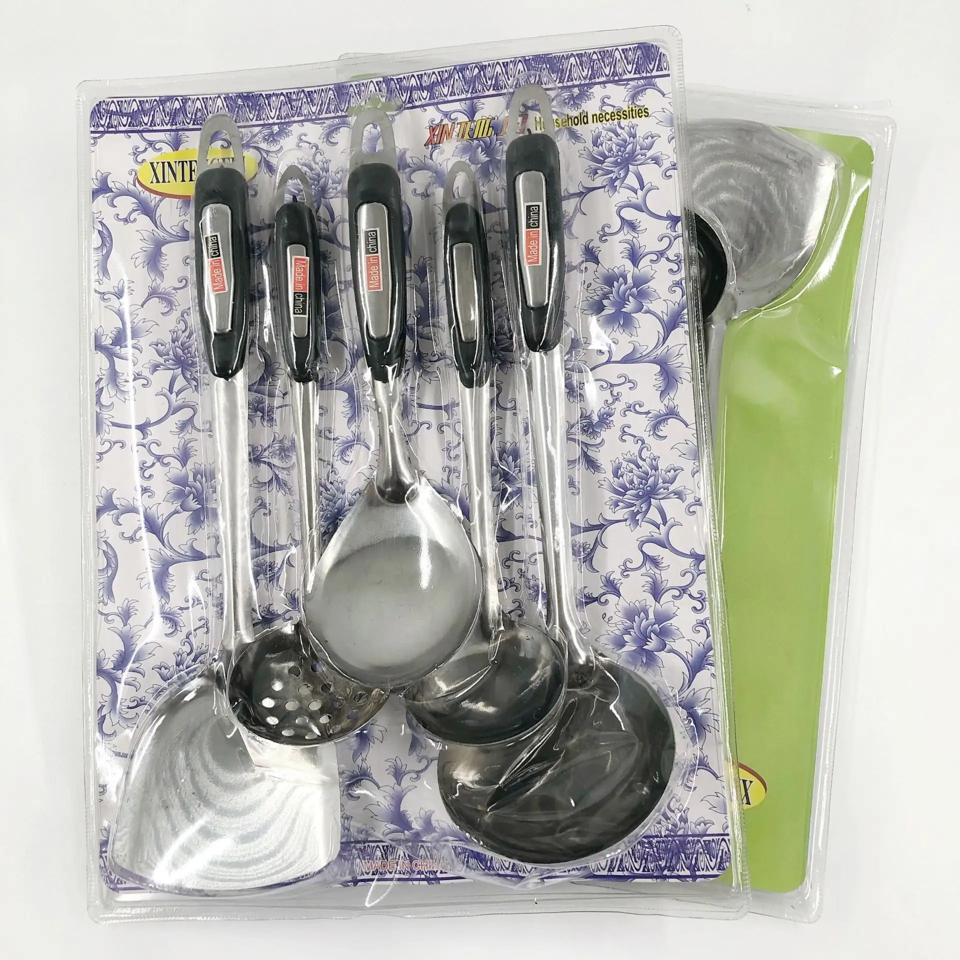 Hete Verkoop 5 Stuks Hittebestendige Flexibele Eco-Vriendelijke Herbruikbare Keuken Kookgerei Set Plastic Kookgerei Sets