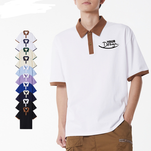 Camisa Polo de golf impresa sublimada para hombre camisas de venta de calidad personalizables cómodas elegantes modernas personalizadas - Product Image 2