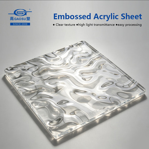 <span class=keywords><strong>Plaque</strong></span> en acrylique givré mat gaufré de 6 mm, <span class=keywords><strong>plaque</strong></span> en plexiglas anti-reflet pour affichage publicitaire, signalétique et présentoirs de vente au détail - Product Image 1