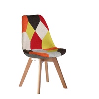 Patch de travail en tissu au design moderne doux et confortable, siège en bois, repose-pieds, chaises de salon, maison, salle à manger, meubles, chaise