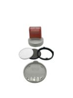 Tampon photosensible rond de 42 mm 38 mm, auto-encreur, pour usage de bureau, pré-encré