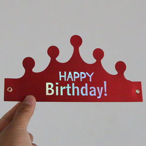 Có Thể Điều Chỉnh Kích Thước Gấp Giấy <span class=keywords><strong>Hat</strong></span> Với Vàng Vương Miện Sinh Nhật Đảng Mũ Nón Cho Người Lớn Trẻ Em Cho Lễ Kỷ Niệm Trang Trí - Product Image 2