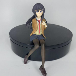 Figura Decorativa de PVC de la Colegiala <span class=keywords><strong>Sakurajima</strong></span> en Uniforme de Invierno, Posición Sentada, Estilo Juvenil - Product Image 2