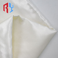 Tissus de vêtements pour femmes en satin britannique, charmeuse de soie blanche de mûrier pur, blanc cassé, de qualité supérieure, vente en gros de l'usine de Shaoxing