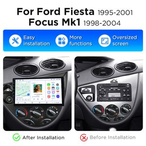 วิทยุติดรถยนต์ Junsun Carplay สำหรับรถยนต์ฟอร์ด เฟียสต้า ปี 1995-2001 ระบบอัจฉริยะในรถยนต์ ระบบนำทาง GPS แอนดรอยด์ มัลติมีเดีย สำหรับฟอร์ด เฟียสต้า - Product Image 2