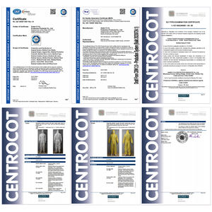 Type 5 6 Travail de protection médicale de sécurité Protection jetable 50-55Gsm Combinaison microporeuse EPI avec capuche - Product Image 2