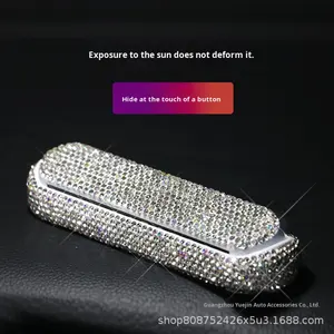 Señal <span class=keywords><strong>de</strong></span> <span class=keywords><strong>estacionamiento</strong></span> <span class=keywords><strong>de</strong></span> coche luminosa móvil transfronteriza creativa, diamantes personalizados, número oculto, accesorios interiores - Product Image 5