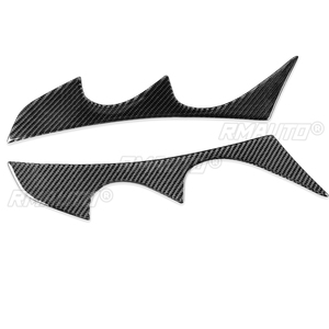 2 Piezas de Cubiertas Decorativas para Faros Delanteros de Coche, de Fibra de Carbono, para Audi TT Mk1 1998-2006, Adhesivos para Cubrir los Faros - Product Image 2