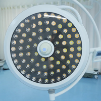 Lampe d'opération LED à fixation au plafond, à tête unique, sans ombre, pour blocs opératoires, cliniques dentaires et usage vétérinaire