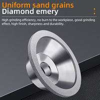 Aiguiseur universel électroplaqué à roue diamantée de type bol compatible CNC