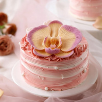 Moule en silicone pour gâteau, crème mousse et pudding DIY Early Riser ; Moule en silicone pour pierre diffuseur d'arômes en forme de fleur d'orchidée de style coréen