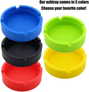 Cendrier en silicone résistant aux hautes températures pour cigarettes, accessoires de fumeur pour l'intérieur ou l'extérieur - Product Image 2