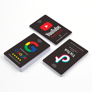 Tarjeta NFC Personalizada con Código QR para Reseñas de Google, Tarjeta de Visita Inteligente, 13.56 MHz, Chip 215 - Product Image 6