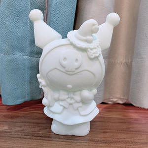 NOUVEAU Art Crafts Fluid Bear DIY Doll Toys Cute Cat Figures Popular Vinyl Acrylic Painting Piggy Bank for Children Christmas Gift - Product Image 1