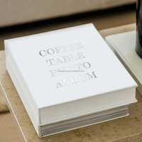 Boîte à reliure à anneaux pour livre photo A3 A4 Taille personnalisée Logo Lin Fermeture magnétique Archival Keepsake Portfolio
