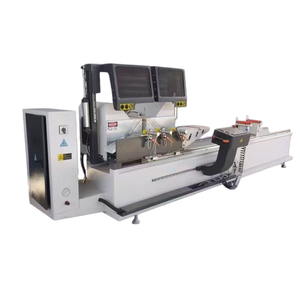 Machine de découpe à double tête CNC automatique pour la fabrication de profilés en aluminium et UPVC pour fenêtres et portes - Product Image 2