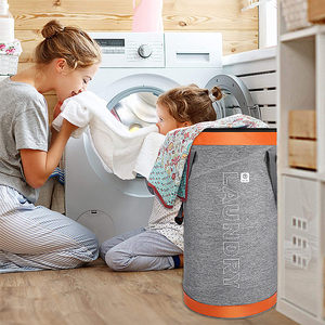 Durable Collège de Blanchisserie de Voyage Épaule Sac À Dos Pliable Vêtements Sac Grand Panier À Linge vêtements de <span class=keywords><strong>Basket</strong></span> panier - Product Image 2