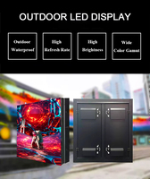 JIUWLDS Premium Panel tampilan LED P10 SMD, papan iklan Digital sangat tipis luar ruangan tahan air