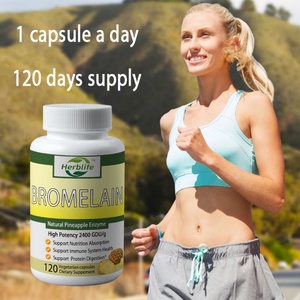 Bromelina OEM/ODM - 500 mg - 2400 GDU - Extracto de Enzima de Piña Pura - Apoya la Digestión y la Absorción de Nutrientes - Product Image 4