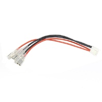 Connecteur femelle 4 broches à manchon transparent vers bornes à déconnexion rapide de type fourche pour faisceau de câbles de réparation électrique automobile