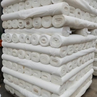 Tissu de doublure en pongé 100 % polyester 75D 210T tissé croisé résistant à l'eau, prix de gros usine