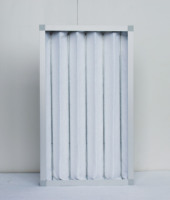 Filtre à effet initial 595x595x46mm personnalisé en usine avec cadre en métal et faible résistance à l'air, adapté aux ateliers sans poussière