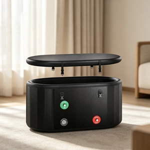 Bañera de inmersión fría inflable y plegable para interiores y exteriores con unidad de enfriamiento completa, ideal para sauna, terapia de frío y recuperación. - Product Image 1
