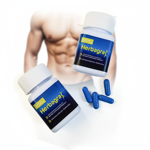 แคปซูลมาคาเพิ่มพลังสำหรับผู้ชายวัยผู้ใหญ่จากธรรมชาติ 0 #   ยาเม็ดสีน้ำเงินเพิ่มความทนทาน ดูดซึมเร็ว ออกแบบขวดพร้อมโลโก้ตามสั่ง - Product Image 1