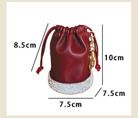 Nouveau porte-monnaie rond mignon en cuir PU souple de haute qualité, écologique, avec porte-clés, pochette et accessoires pour rouge à lèvres