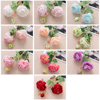 MW51010 Fleur de Soie Artificielle Pivoine Western Rose Unique Floral Home Decor Salon Chambre Jardin Fête Décoration de Mariage