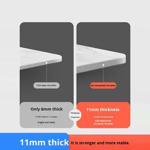 Ensemble de table et de chaises de salle à manger contemporaines en ardoise haut de gamme de luxe pour <span class=keywords><strong>petit</strong></span> appartement, hôtel, usage domestique - Product Image 4