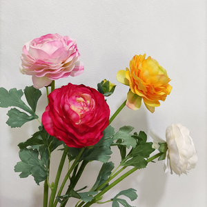 Phong Cách Châu Âu Bất Động Cảm Ứng Rannculus Hoa Nhân Tạo Sang Trọng Faux Rannculus Hoa Nhân Tạo Cho Trang Trí Đám Cưới Nhà - Product Image 2