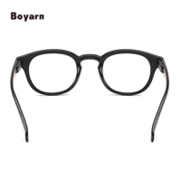 Boyarn al por mayor Italia diseño de gafas Vintage redondo negro clásico de los hombres y las mujeres de lectura