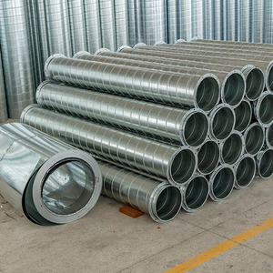 Conduit spiralé <span class=keywords><strong>galvanisé</strong></span> 80x2000mm, épaisseur 0,5-2,0mm, pour ventilation CVC et climatisation - Product Image 1