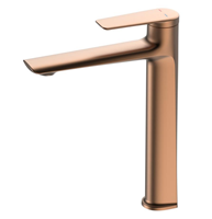 Robinet de lavabo haut à poignée unique Maestro Spectrum moderne, corps en laiton 59A avec valve en céramique Mandun pour projets hôteliers de luxe