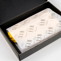 Papier de soie écologique de marque, résistant à l'humidité, avec design numérique, pour l'emballage de chaussettes et de cadeaux