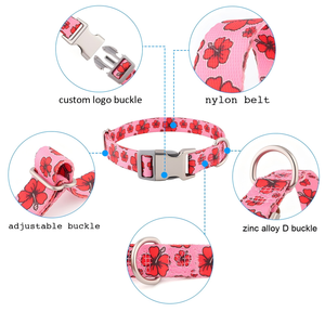 Colliers pour animaux de compagnie ajustables à motifs mignons, avec accessoires personnalisés de luxe, nouveau produit 2026, vente en gros - Product Image 3