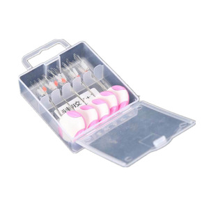 <b>Silicone</b> Space Beans 7+1 Set White With Pink Accents For Jewelry Making <b>Beads</b> - Product Image 4