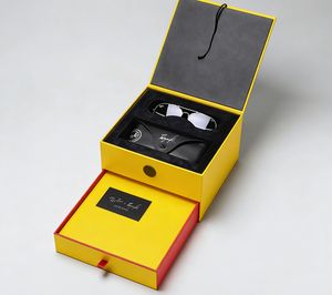 Caja de Embalaje para Gafas de Sol, Ecológica, de Materiales Reciclados, con Logotipo Personalizado, de Papel Rígido de Lujo, Reutilizable, Portátil y Protectora - Product Image 5