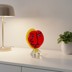 Colección <span class=keywords><strong>de</strong></span> Arte <span class=keywords><strong>de</strong></span> cristal <span class=keywords><strong>de</strong></span> Murano moderno personalizado figuritas <span class=keywords><strong>de</strong></span> Ángel cabeza <span class=keywords><strong>de</strong></span> <span class=keywords><strong>Picasso</strong></span> abstractas sopladas a mano estatuas y jarrones <span class=keywords><strong>de</strong></span> dibujos animados elegantes - Product Image 2
