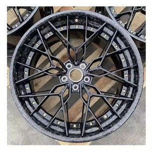High Performance Forged Carbon Fiber Concave <b>Wheel</b> Rim Custom PCD ET Width Lightweight Racing <b>Wheel</b> For Passenger <b>Replacement</b> - Product Image 1
