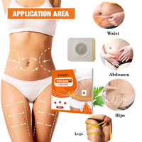 Patch de fitness volcanique OBM, brûle les graisses, stimule l'entraînement, sensation thermique super fraîche, extrait de plantes naturelles, longue durée 12H