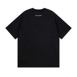 <span class=keywords><strong>B</strong></span> Brand 2026 Primavera/Estate Nuova Maglietta Semplice Retrò con Micro-Logo Riflettente e Scritta, Manica Corta, Girocollo, Unisex per Coppie - Product Image 3