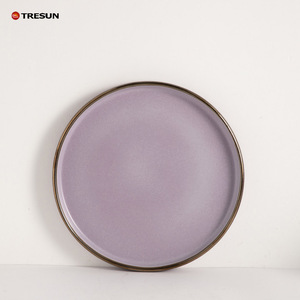 Artisan Handcrafted Color Glaze Porcelaine Vaisselle Assiette à dîner non toxique sans danger pour les repas de famille et les cadeaux - Product Image 4