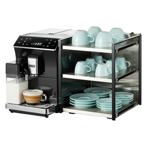 Cafetera Espresso Automática Blanca, de Grano a Taza, para Cappuccino, Uso Doméstico - Product Image 4